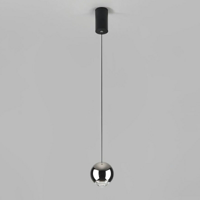 Globe Modern Hanging Pendant Lights Metal 1-Light for Living Room