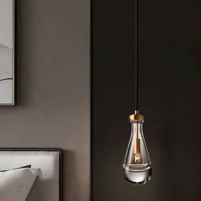 Modern Simple Shape 1 Light Down Lighting Pendant for Bedroom