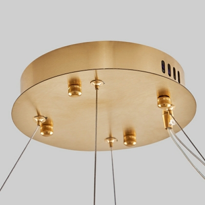 Modern Unique Shape 1 Light Crystal Hanging Lamp Kit for Dining Room