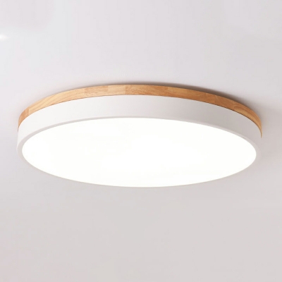 Contemporary Simple LED Pendant Light with Round Shape for Living Room