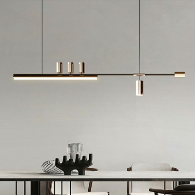 Modren Contemporary Linear LED Island Lighting for Dining Room