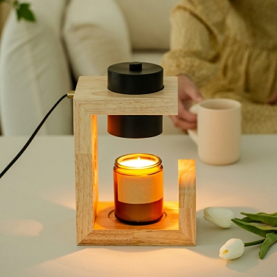 Contemporary Style Unique Animal Shape Wood Table Lamp for Bedroom(without Aromatherapy Candles)