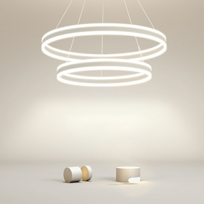 Multi-Tier Modern Pendant Light Fixtures Metal for Living Room