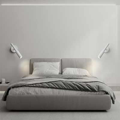 Cylinder Modern Wall Mounted Light Fixture Metal 1 Light for Bed Room