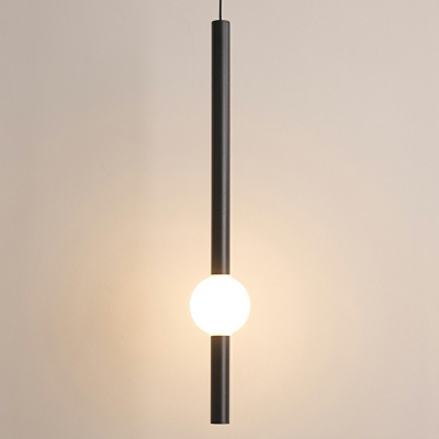 Long Strip Shape 1 Light Simple Hanging Pendant Light for Bedroom