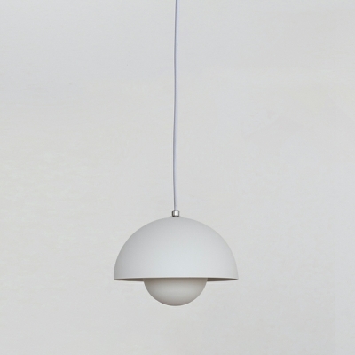 Modern 1 Light Metal Simple Hanging Pendant Lights for Dining Room