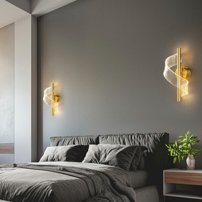 Modern Metal Wall Mounted Reading Lights 1 Light for Bed Room