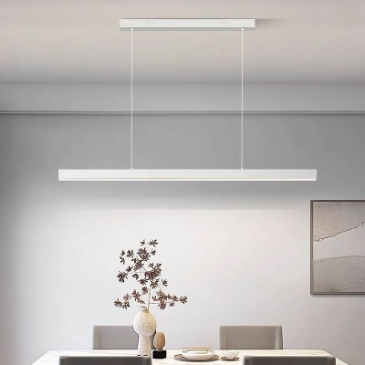 linear Metal pendant lighting fixtures Modern for Business Places