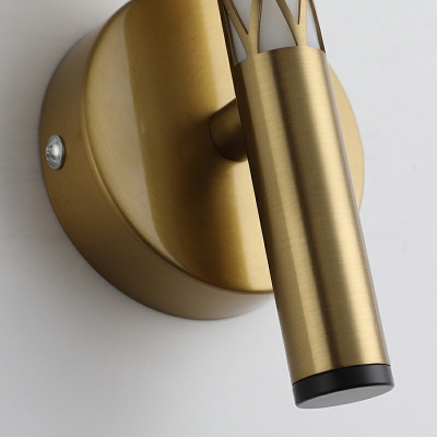 Modern Style Cylinder Shape LED Flush Mount Wall Sconce for Bedroom