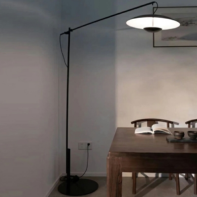 Indoor Postmodern Lighting Simple Nordic UFO Shape Floor Lamp for Living Room