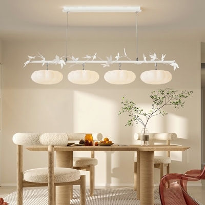 Modern Style Simple Shape Metal over Island Lighting for Dining Room