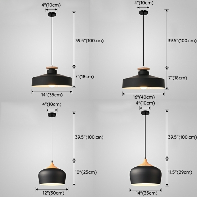 Geometric Modern Suspension Pendant Light  Metal for Living Room