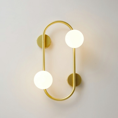 2-Bulb Style Industrial Lighting Simple Wall Sconce for Corridor and Stairwell