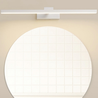 Modern Style Line Shape Flush Mount Wall Sconce for Washroom
