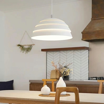 Nordic Macarons White Wabi-Sabi Style Multi Light Pendant for Bedroom