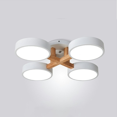 Contemporary Style LED Ceiling Light with 5-Light for Living Room