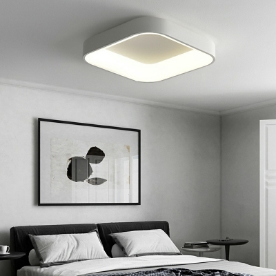 Round Modern Flush Mount Ceiling Lighting Fixture Acrylic for Bed Room