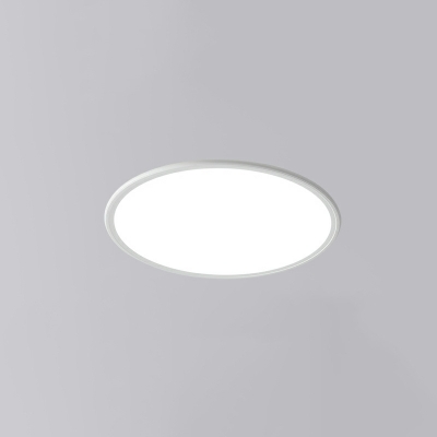 White Acrylic Modern Flush Mount Ceiling Light Fixtures for Bed Room