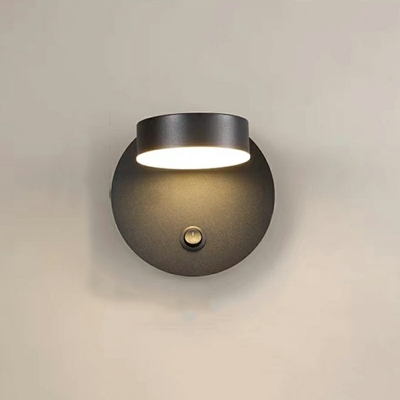 1 Light Modern Unique Shape Metal LED Wall Light Sconce for Living Room