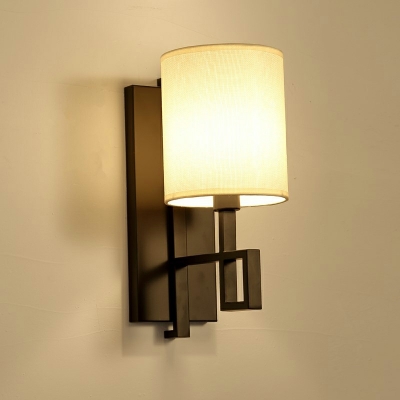 Cylindrical Metal Wall Mounted Light Fixture Modern for Living Room