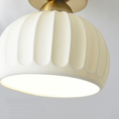 Dome Modern flush mount ceiling light fixture Metal for Living Room