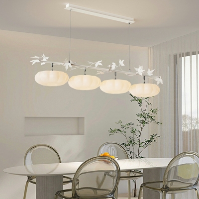 Modern Style Simple Shape Metal over Island Lighting for Dining Room