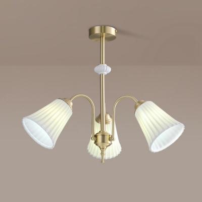 Modern Style Taper Shape Hanging Lamp Kit in White for Dining Room