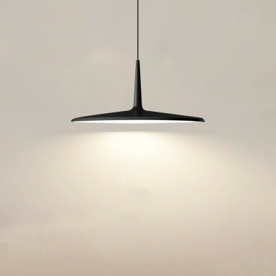 Minimalist Italian Dining Room UFO Design Contemporary Pendant Light in Black