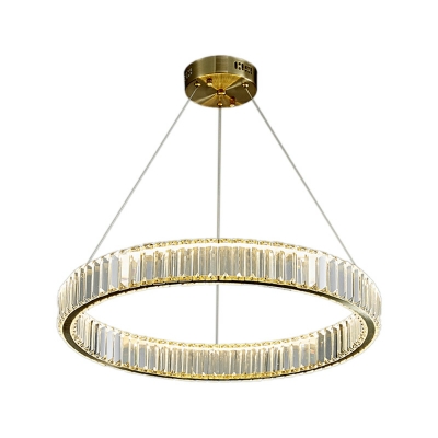 Modern Ring Shape 1 Light Ceiling Hung Fixtures for Dining Room