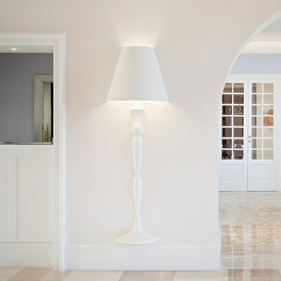 Modern Style Unique Shape Flush Mount Wall Sconce in White for Dining Room