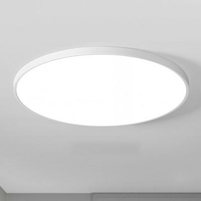 Round Modern Flush Mount Ceiling Fixture Acrylic for Living Room
