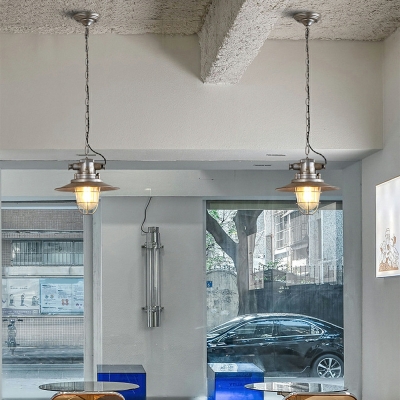 Industrial Grill Kitchen Island Hanging Light Fixtures Metal