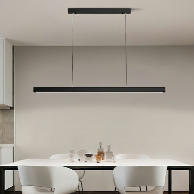 linear Metal pendant lighting fixtures Modern for Business Places