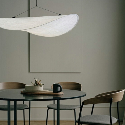 Round Metal Pendant Lighting Fixtures Modern for Living Room