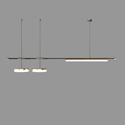Modren Contemporary Linear LED Island Lighting for Dining Room