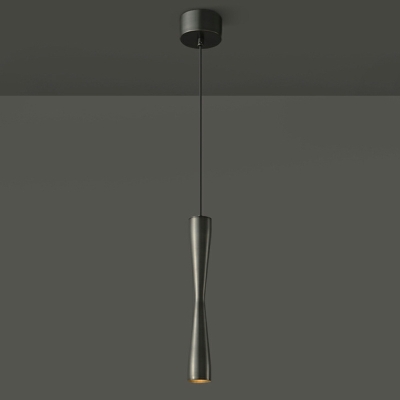 1 Light Unique Shape Modern Metal Down Lighting Pendant for Living Room