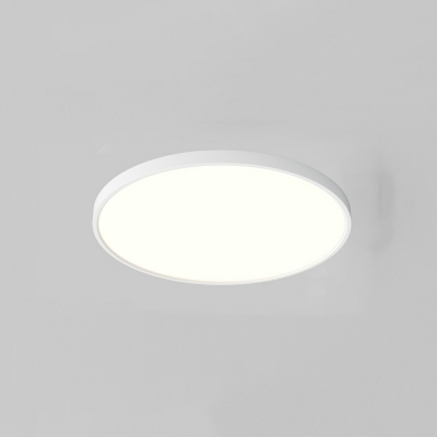LED Contemporary Pendant Light Round Wrought Iron Flush Mount Ceiling Light