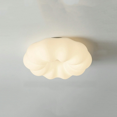 Modern Ceiling Light  Nordic Style Plastic Flushmount Light for Living Room and Bedroom