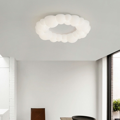 Kids Cloud Flush Mount Ceiling Light Fixtures Plastic for Bed Room