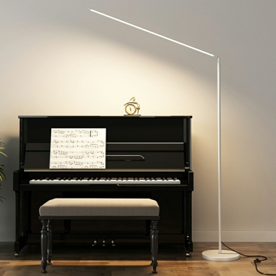Modern Acrylic Floor Lamp Linear form 1 Light for Living Room