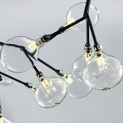 Modern Style Firefly Shape 27 Lights Pendant Lighting Fixtures for Dining Room