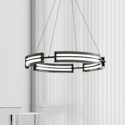 Modern Simple Style Ceiling Light  Nordic Style Metal Chandelier