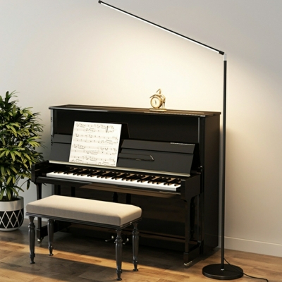 Modern Acrylic Floor Lamp Linear form 1 Light for Living Room