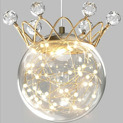 Modern Simple Style Glass Ceiling Light  Crystal Ceiling Pendant