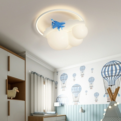 Nordic Style Flush Mount Ceiling Light Metal Ceiling Light for Kids' Room