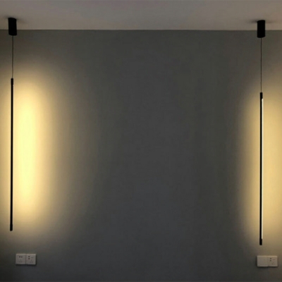 Cord Hung Modern Hanging Pendant Lights Metal 1-Light for Bed Room