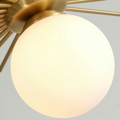 Industrial Metal Flush Mount Ceiling Light Fixture Globe 1-Light for Aisle
