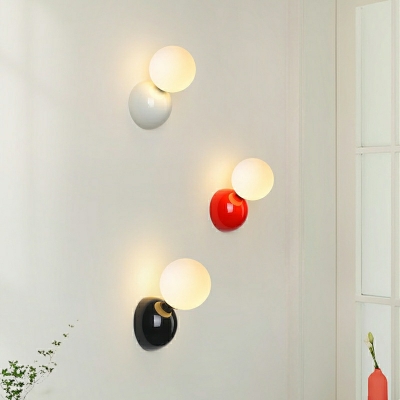 Kids Wall Mounted Light Fixture Global Acrylic 1-Lights for Bed Room