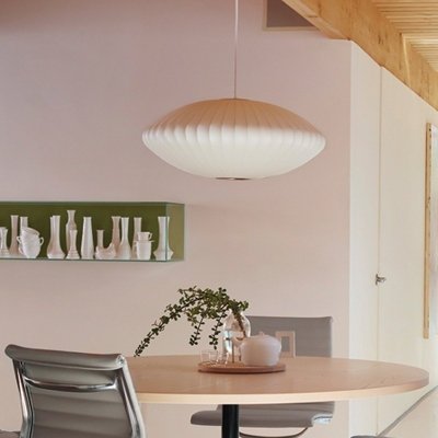 Modern Lantern Pendant Lighting Fixtures Plastic 1 Light for Living Room