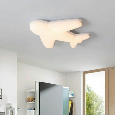 Modern Style Ceiling Light  Plane Flushmount Light for Kid's Bedroom